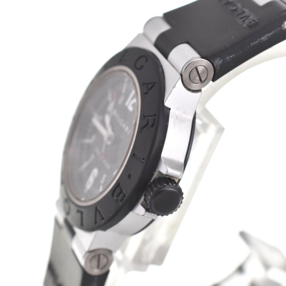 稼働品 ブルガリ ディアゴノ アルミニウム AL29TA レディース 電池交換済 稼働品 ブルガリ ディアゴノ アルミニウム AL29TA レディース 電池交換