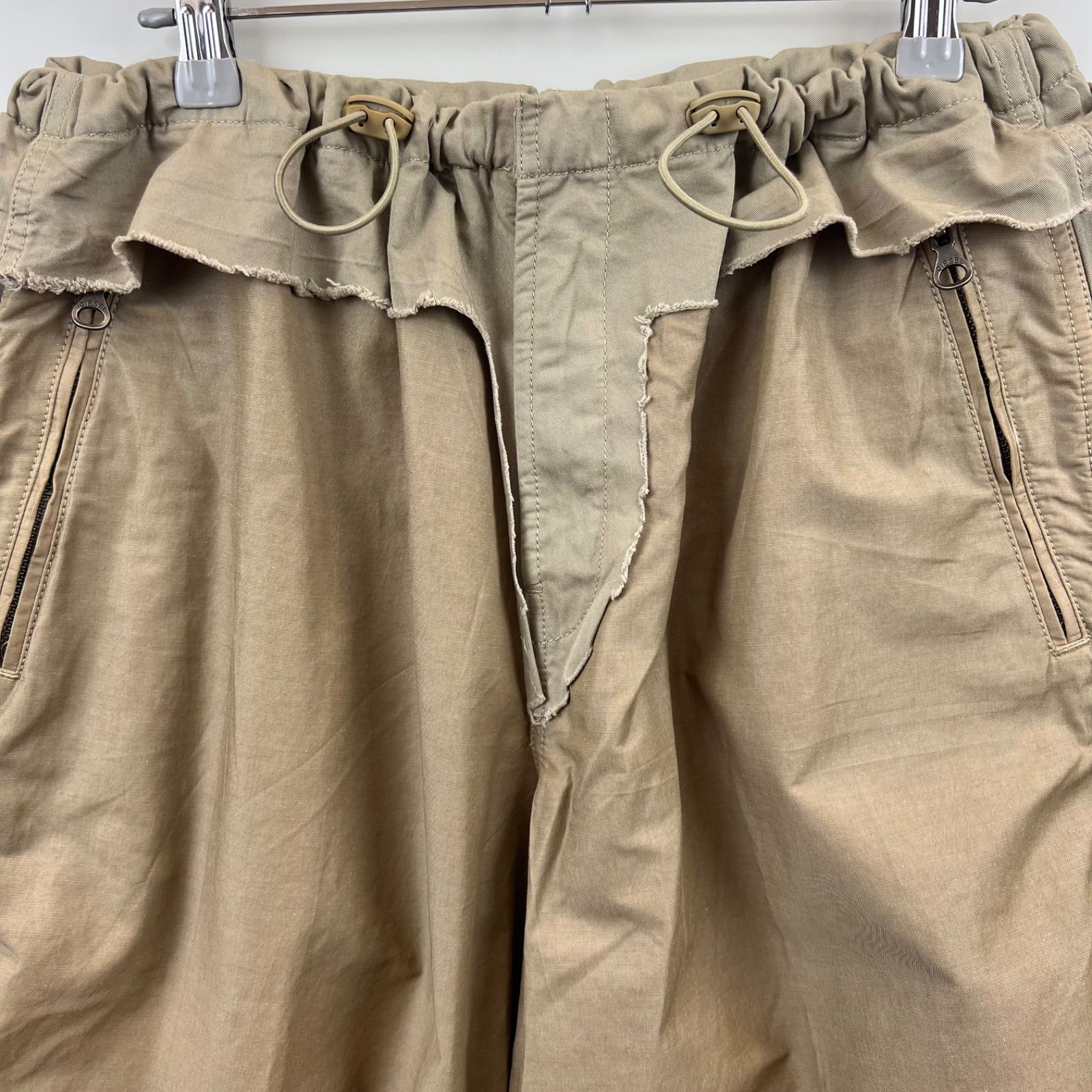 DIESEL 24ss grunge P-MCKELL cotton wide pants 50 XL A12861