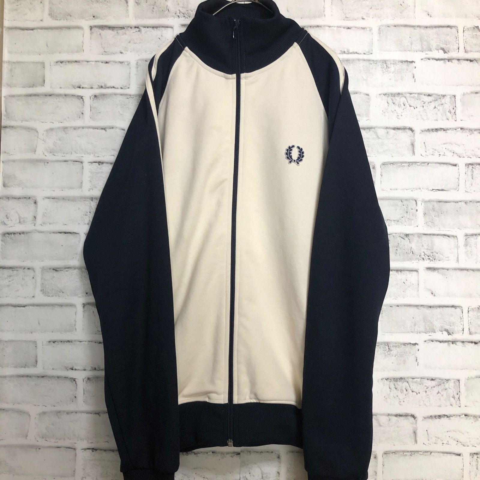 90s⭐️Fred Perry トラックジャケット/ジャージ L 刺繍月桂樹