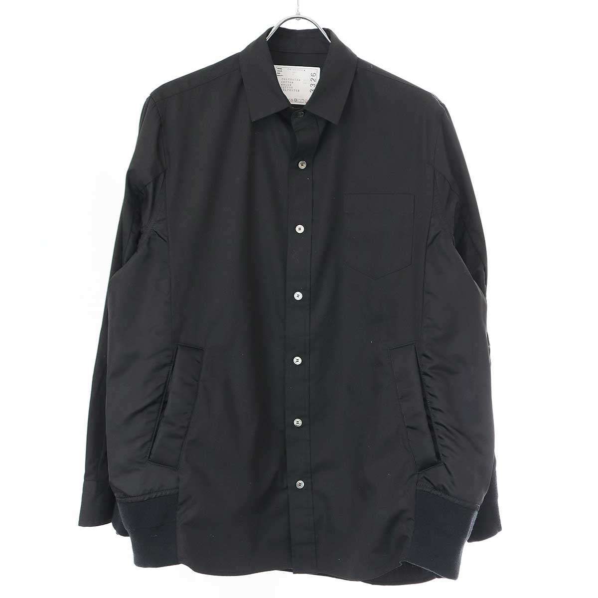 sacai サカイ 24SS Cotton Poplin Shirt ドッキングポプリンシャツ 24