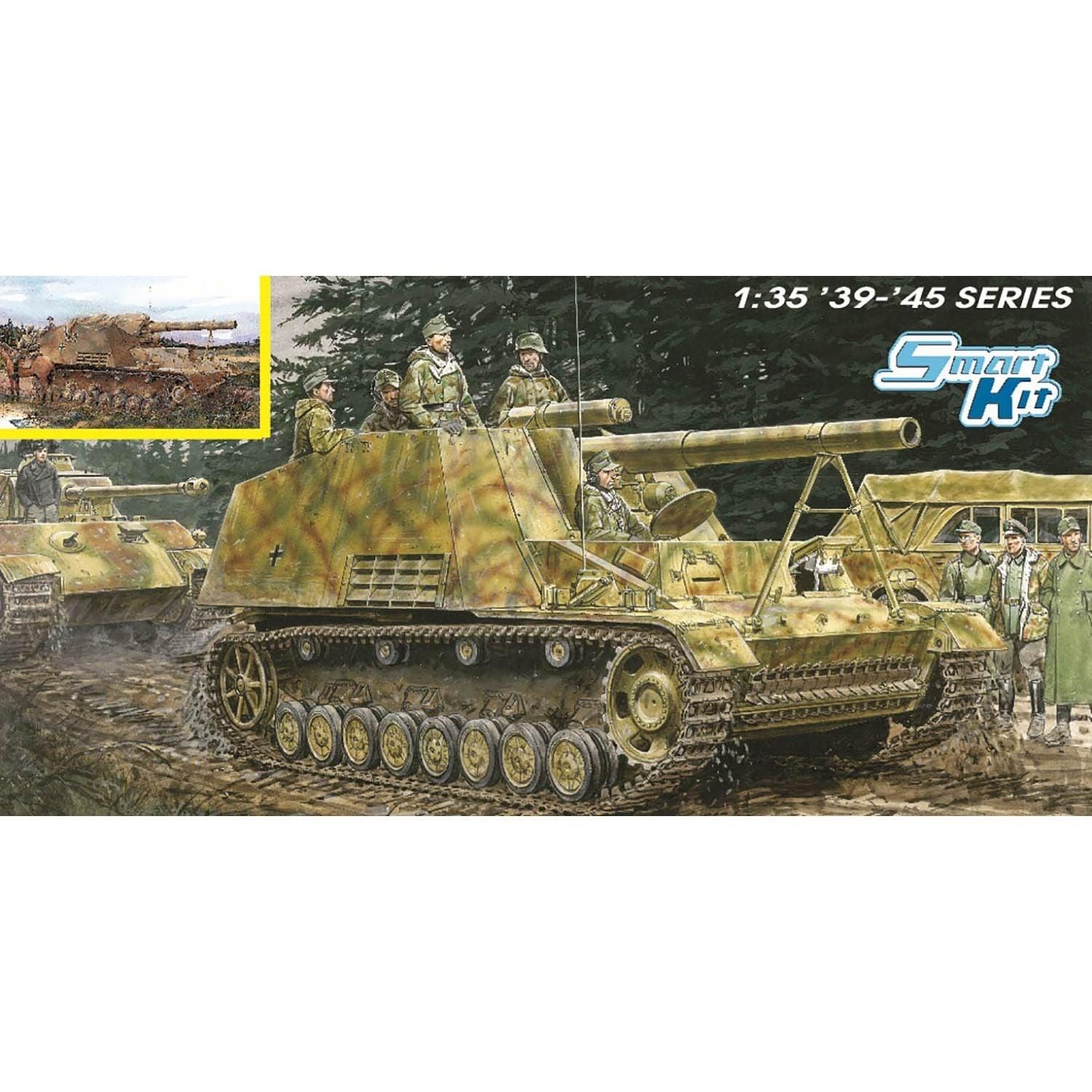 新品/正規品】 ドラゴン 1/35 WW.II ドイツ軍 Sd.Kfz.165 フンメル初期