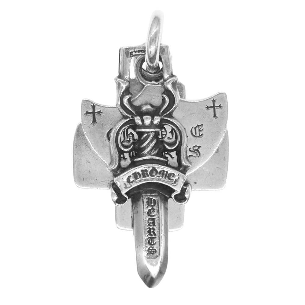 CHROME HEARTS クロムハーツ（原本無） ネックレス 3TRINKETS オールド スリートリンケッツ ペンダントトップ シルバー系【中古】