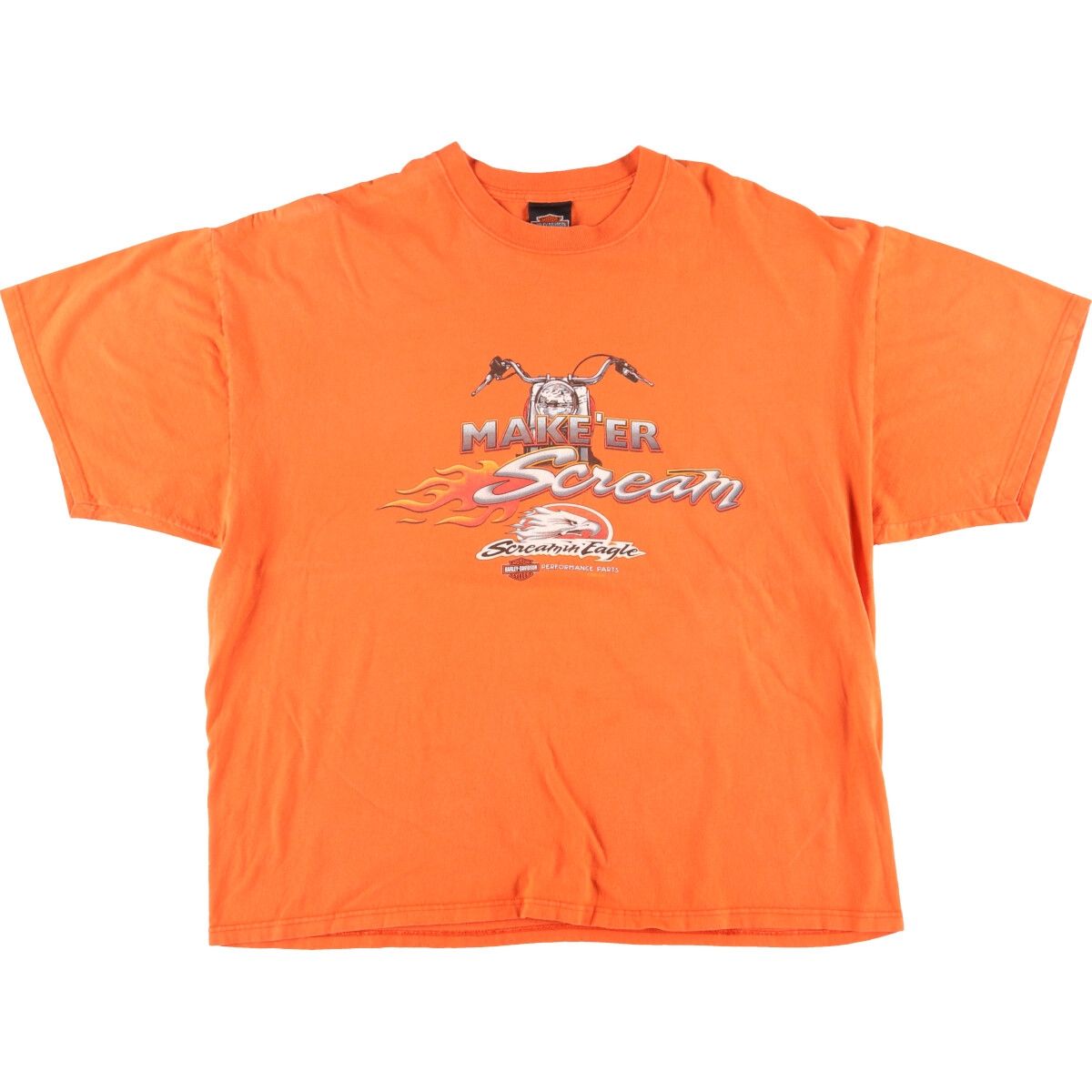 古着 00年代 ハーレーダビッドソン Harley-Davidson 両面プリント モーターサイクル バイクTシャツ USA製 メンズXXL/eaa425468