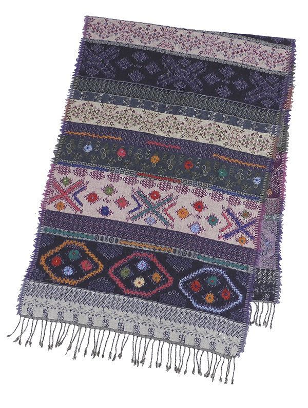 TMC ショール シャーンダール 手刺繍ショール 秋冬