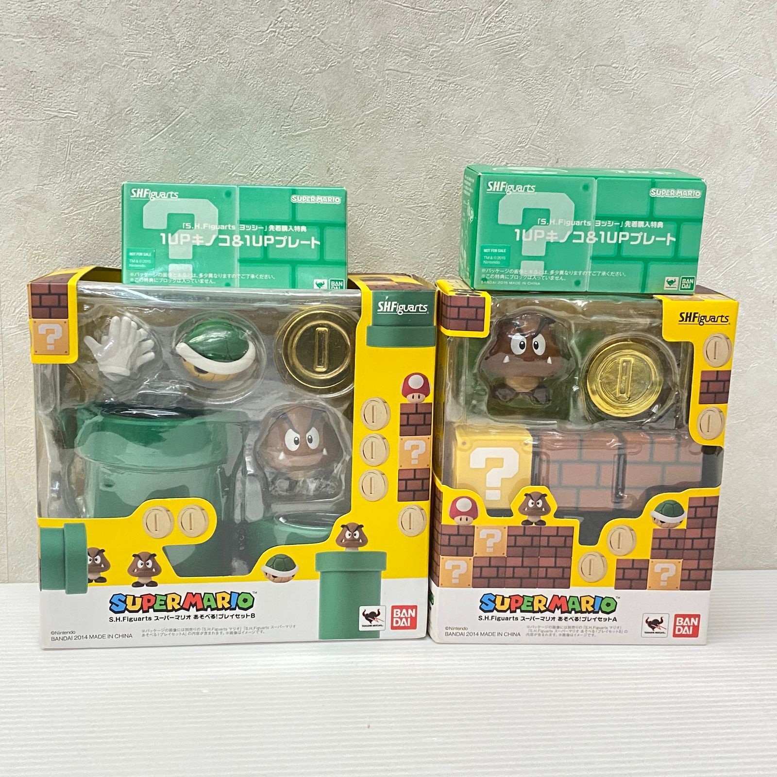 S.H.フィギュアーツ スーパーマリオ あそべる! プレイセットA B まとめ 