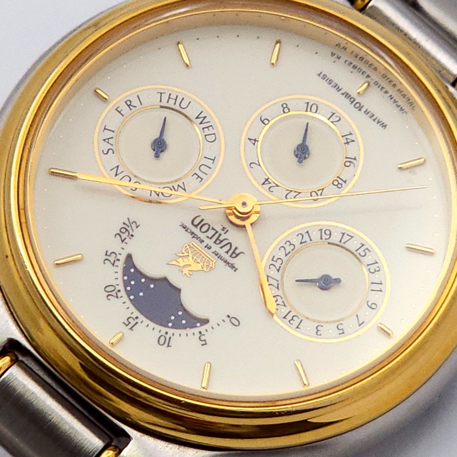 ☆美品 CITIZEN シチズン アバロン ムーンフェイズ 4310-43244 QZ 動作