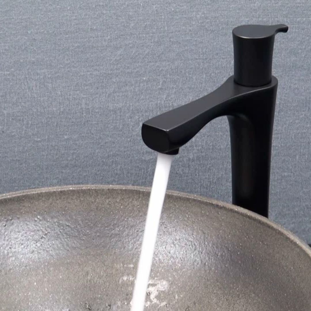 【爆安通販】 手洗水栓 カクダイ 立水栓 ブラック _ 716-852-D 永続的な