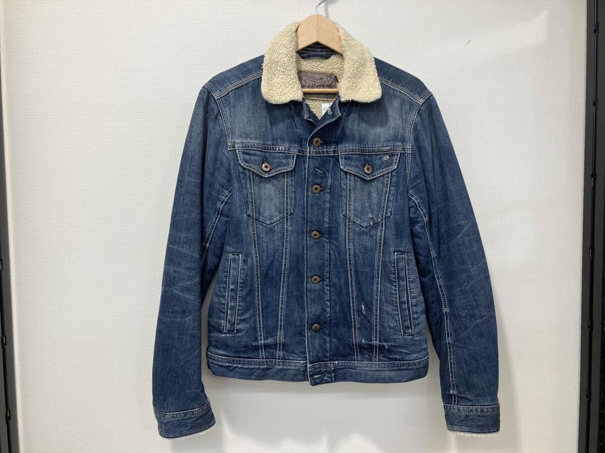 DIESEL ディーゼル デニムジャケット Gジャン ボアジャケット M