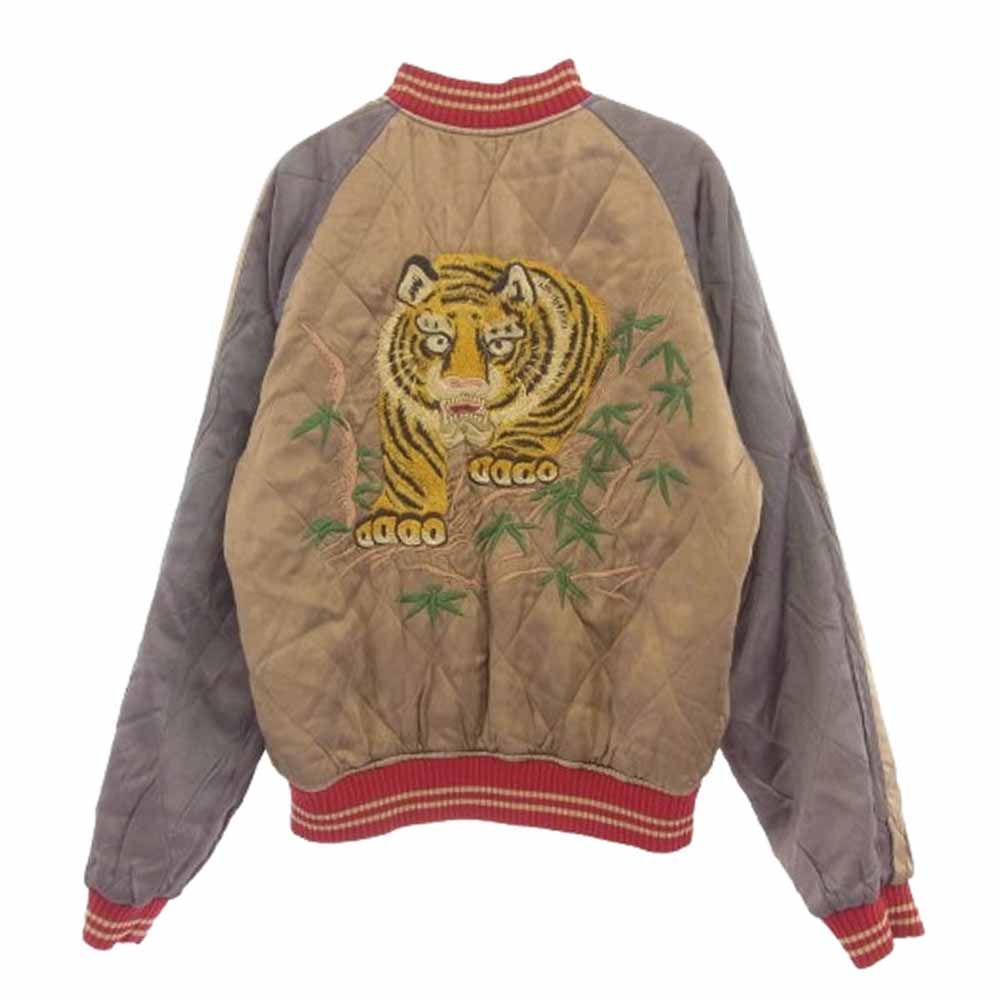 HASHIMOTO SHOKAI 未使用近い 2面用 虎龍ワシ 日本 スカジャン