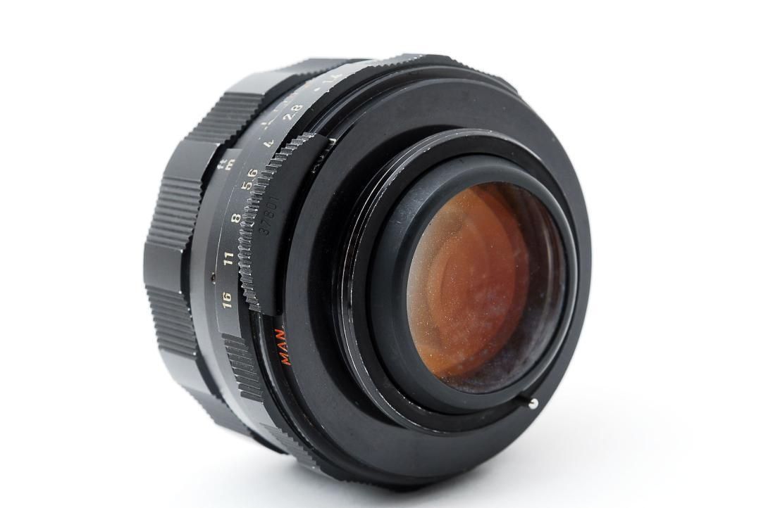 Super-Takumar 50mm F1.4 黄変なし フード付 L412 見事な 3917円引き