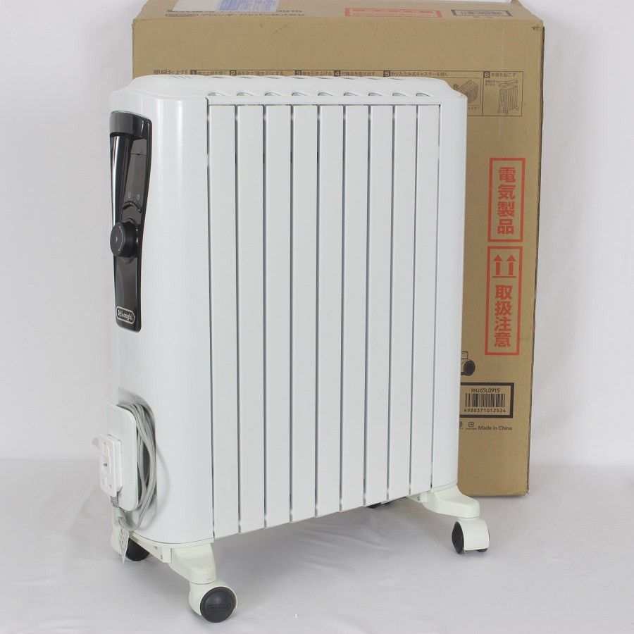 オンライン デロンギ ユニカルドオイルヒーター RHJ65L0915 幅広X字型