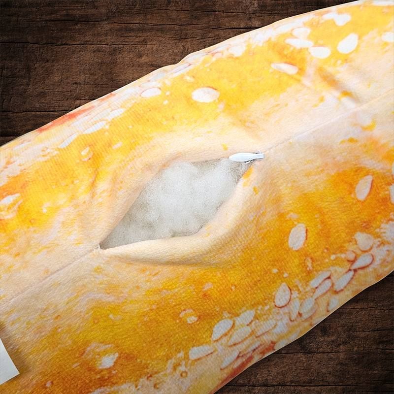 ホットドッグ クッション 抱きまくら BIGクッション リアルクッション