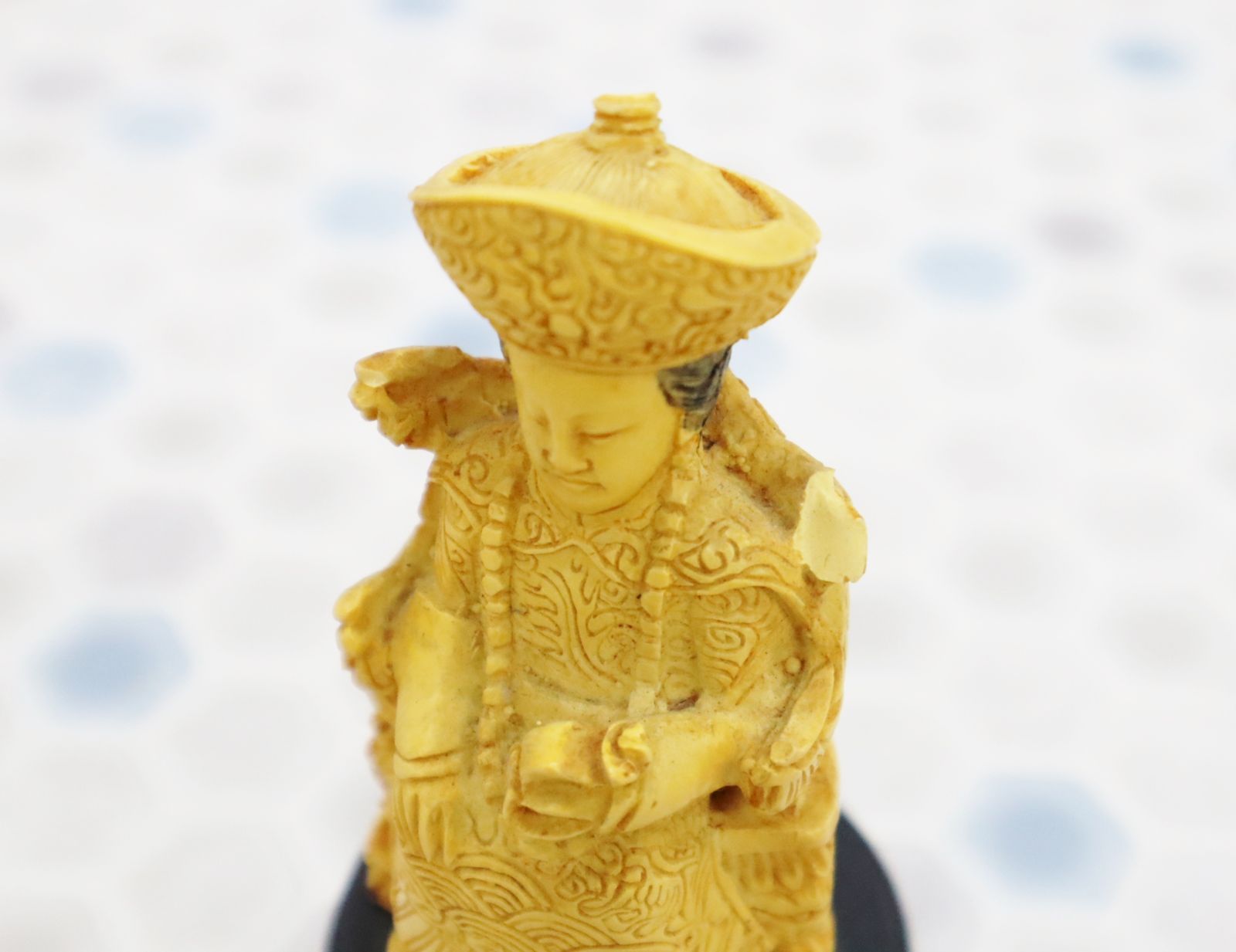 ◇高さ約13cm 古玩 骨董｜中国 皇帝像 中国美術｜ 伝統工芸品 彫刻