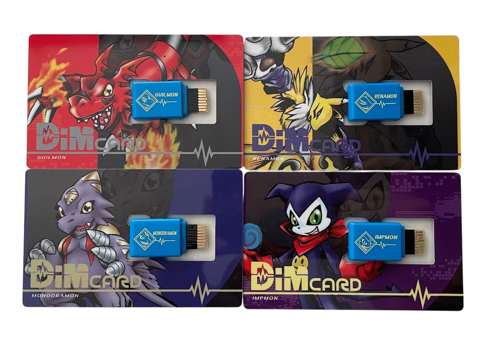 バイタルブレスGP vol.01 デジモンテイマーズ DiMカード 全4種セット