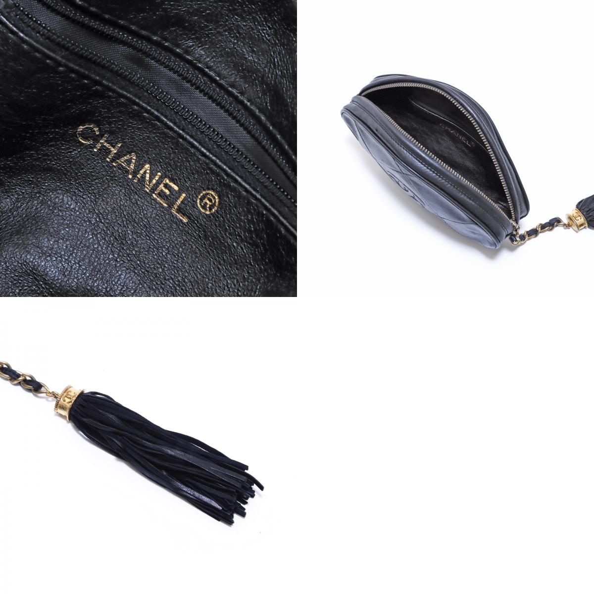 CHANEL シャネル ポーチ フリンジ リザード LOUNGE LIZARD シャネル CHANEL マトラッセ フリンジ ポーチ