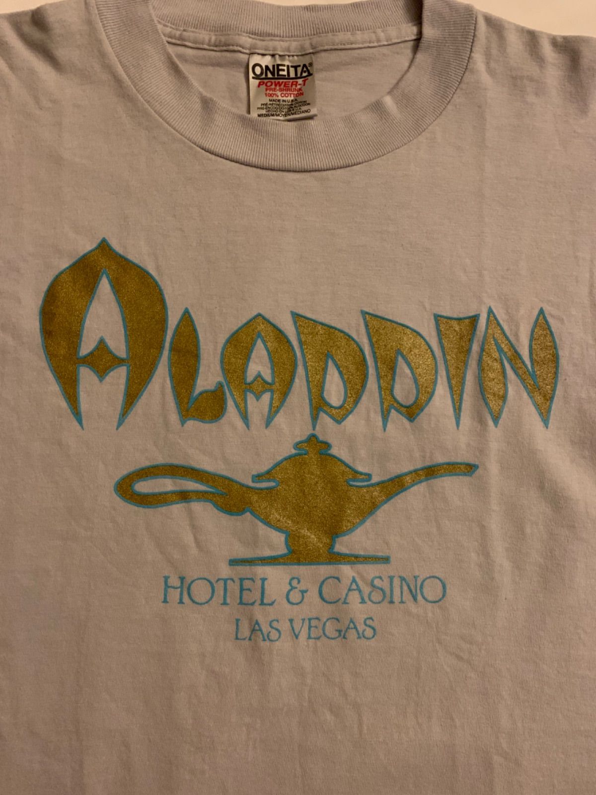 80-90s ONEITA “ALADDIN HOTEL & CASINO” S/S Graphic T-Shirt  