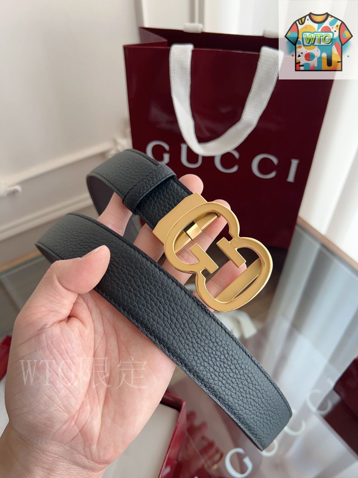 今日特価】Gucci Auto-Smooth Buckle Belt（グッチ オート