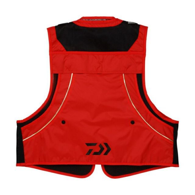 ダイワ ショートフィッシングベスト DV-3025 レッド Mサイズ / 鮎 渓流