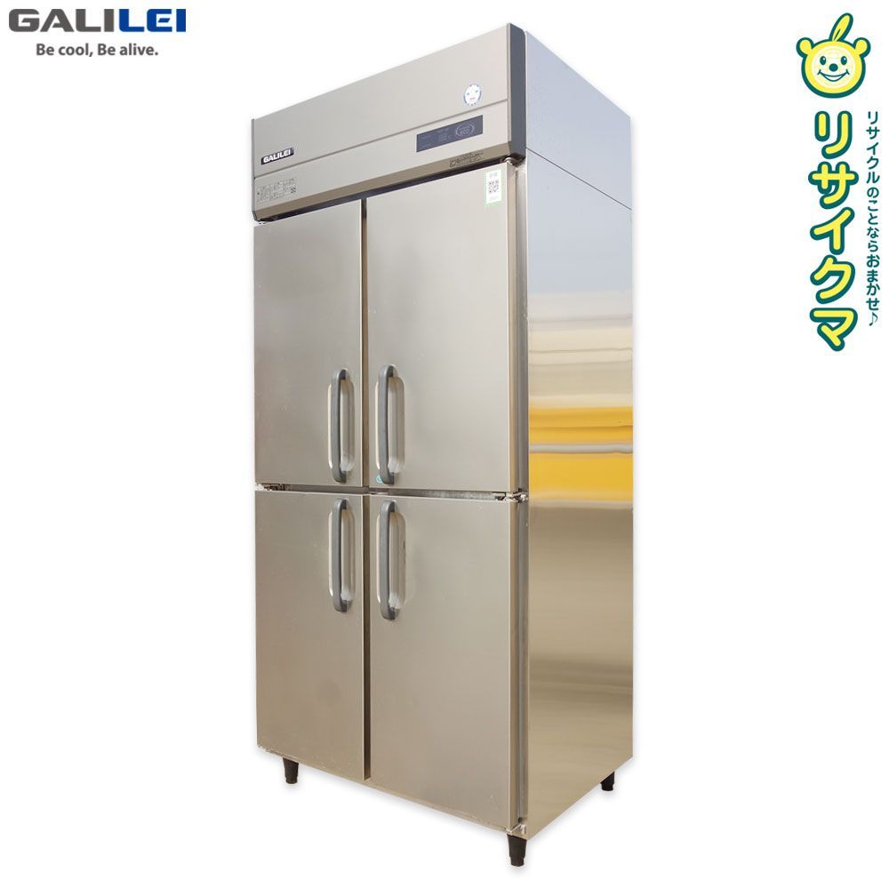 M▽フクシマ ガリレイ 業務用 冷凍冷蔵庫 縦型4面 1凍3蔵 2025年 564L 幅900×奥行650×高さ1945 100V GRN-091PM2 31511