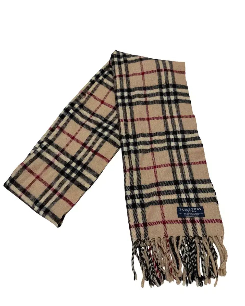 バーバリー カシミア チェック マフラー