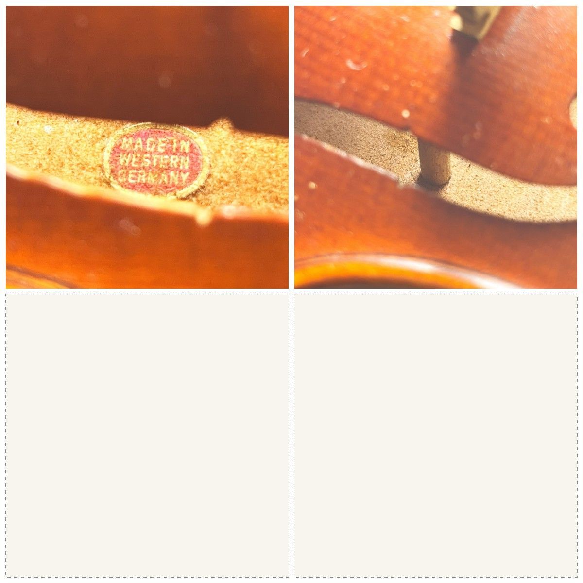 MADE IN WESTERN GERMANY ドイツ製 1/2サイズ バイオリン○R706211  