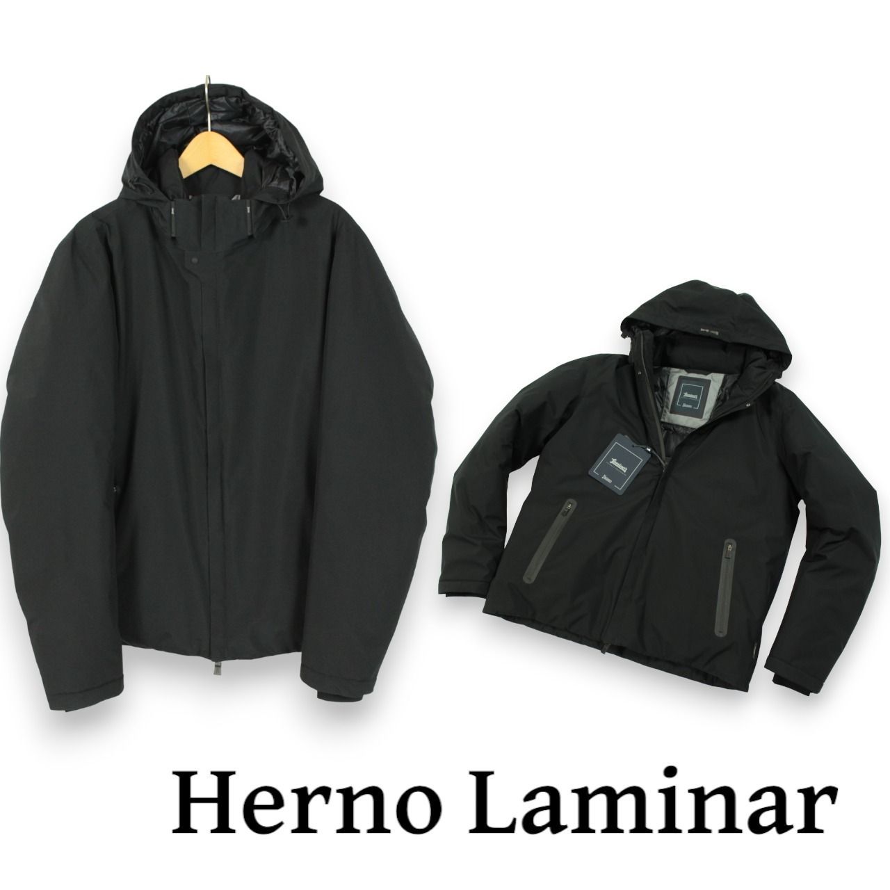 【新品】 ヘルノ ラミナー Herno Laminar GORE-TEX ダウンジャケット ブラック - ナンバ チェントラーレ - メルカリ