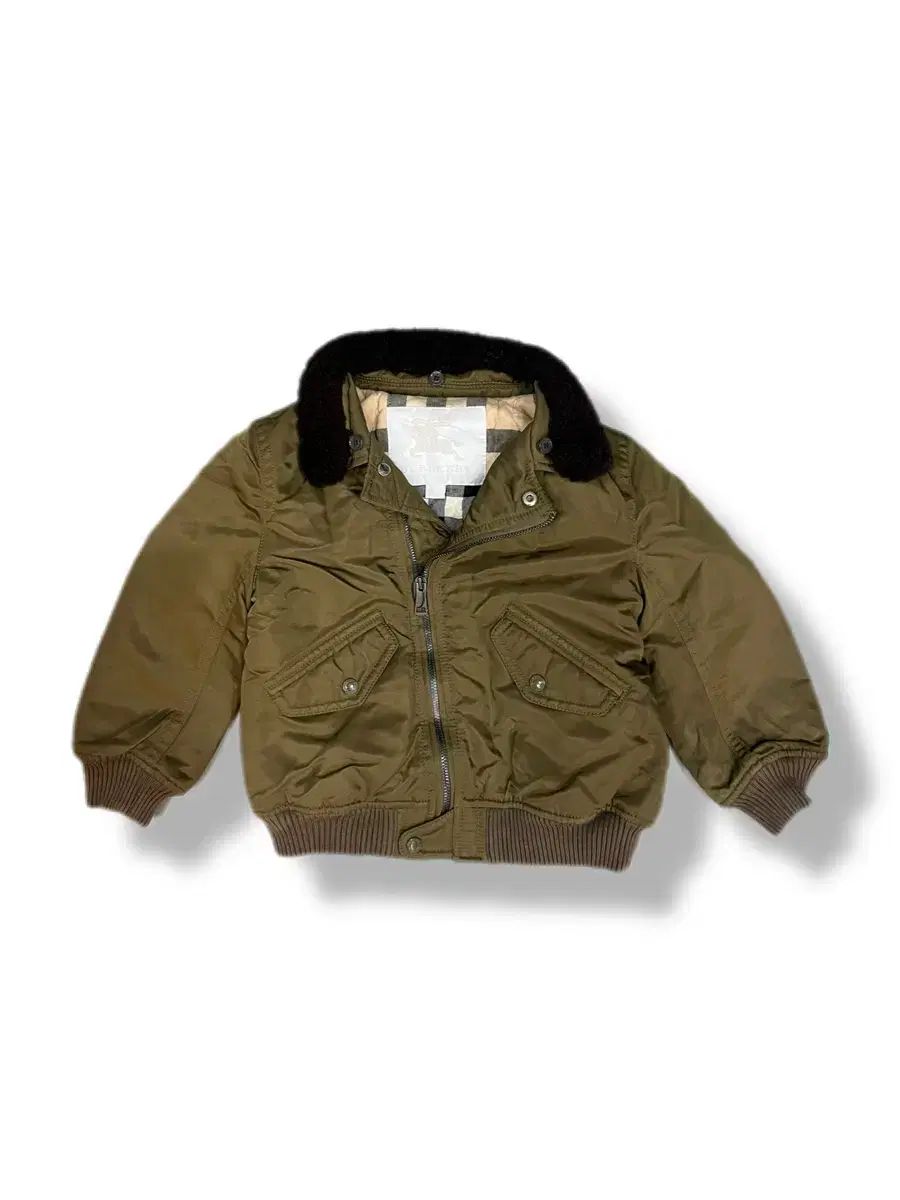 BURBERRY バーバリー 子供 オリーブ ブルゾン ジャケット 98cm