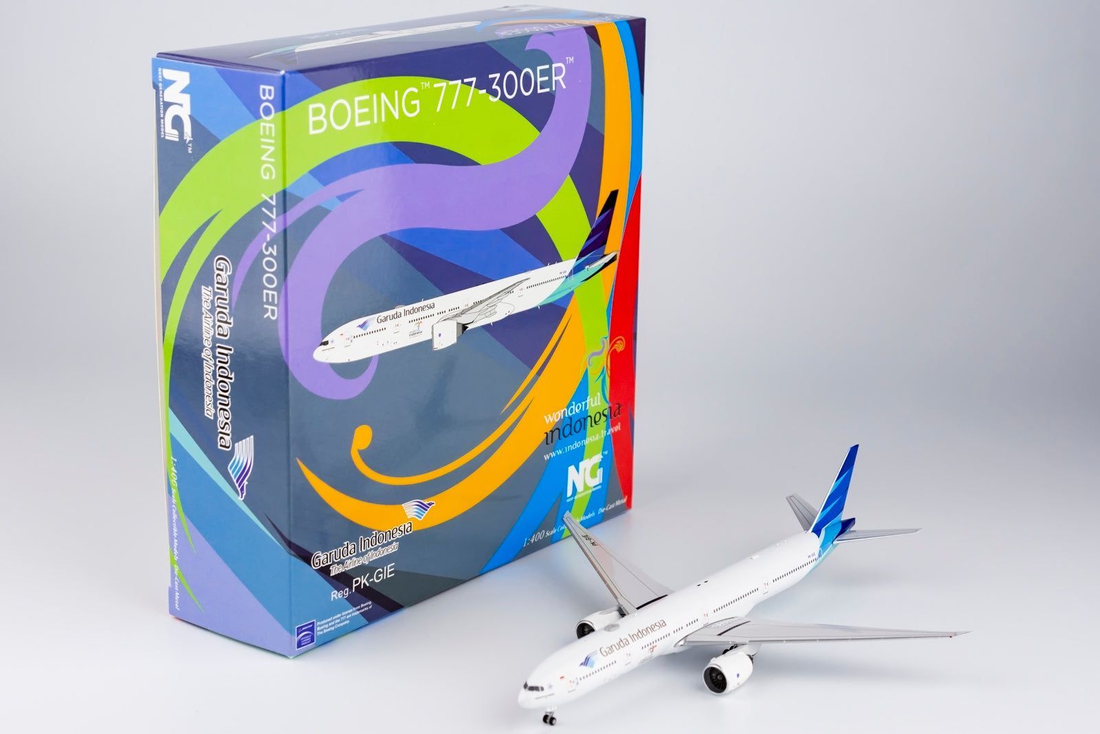 NGmodel ガルーダインドネシア航空 777-300ER PK-GIE 1/400