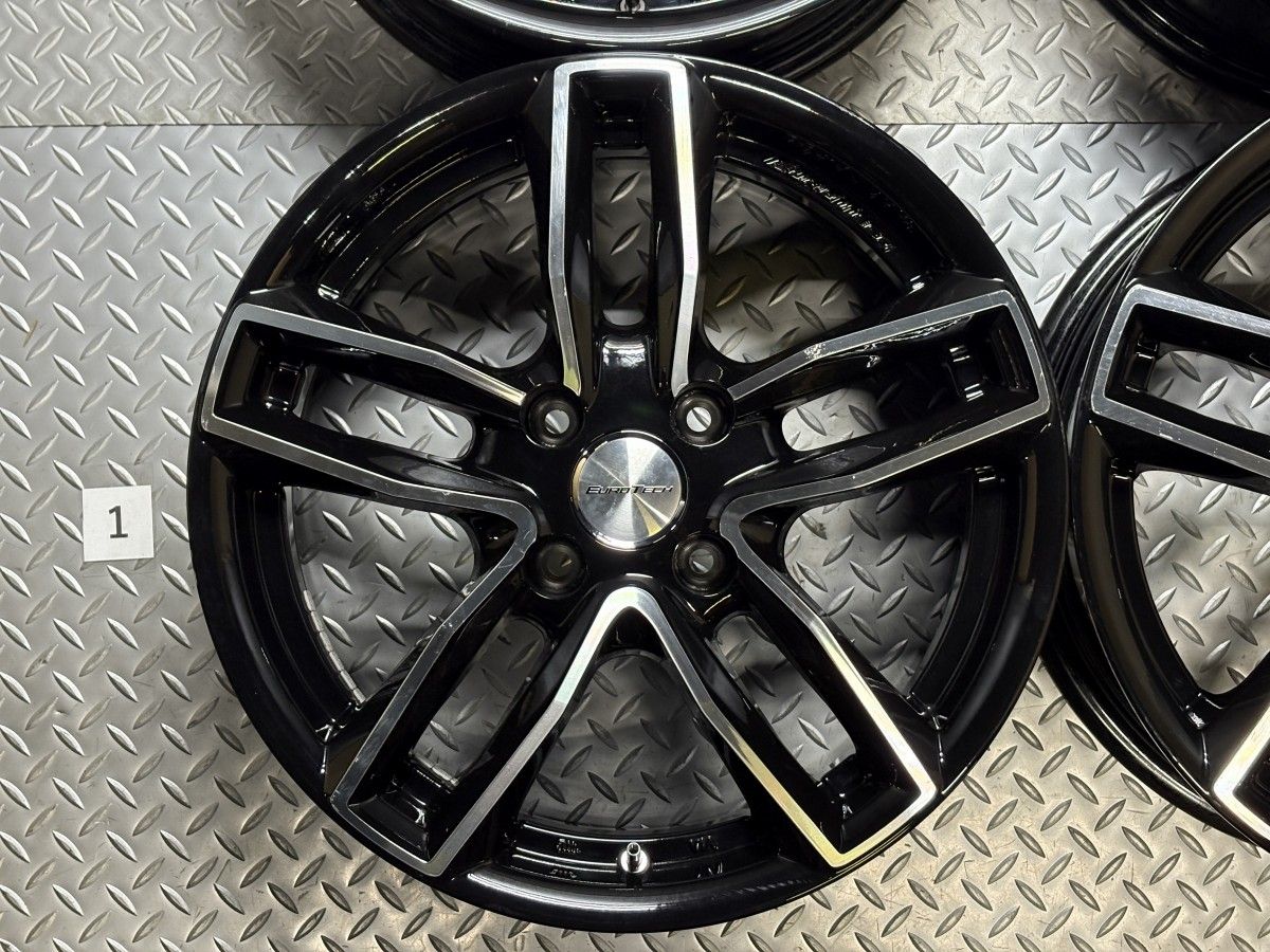 中古ホイール】 EURO TECH GAYA5 16インチ 6.5J +44 5H PCD108 ハブ径 