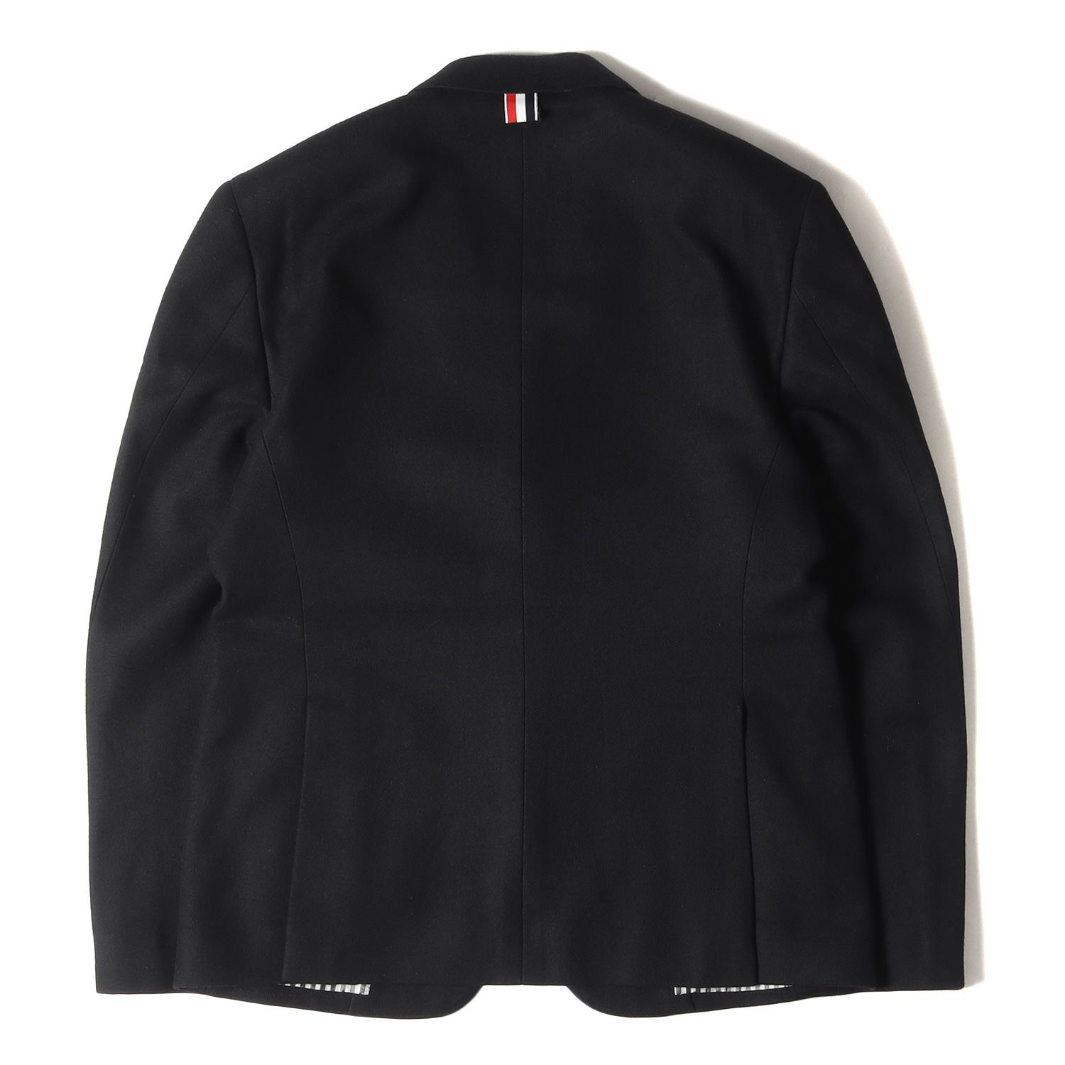 THOM BROWNE トムブラウン アンカー刻印 金ボタン ウール 段返り3つ 