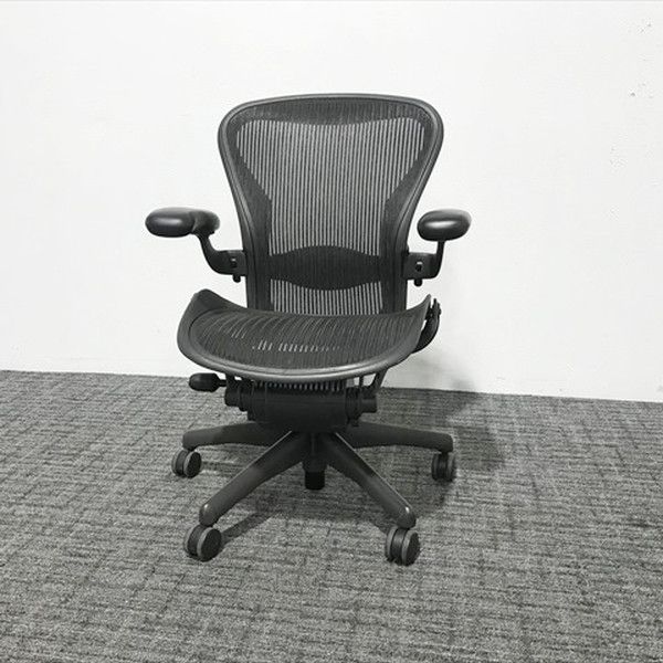 オフィスチェア アーロンチェア Bタイプ  HermanMiller ハーマンミラー ブラック 【IO-865635B】