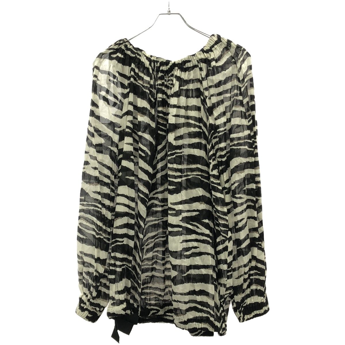 DRIES VAN NOTEN ドリスヴァンノッテン 20SS ゼブラギャザーシアー 