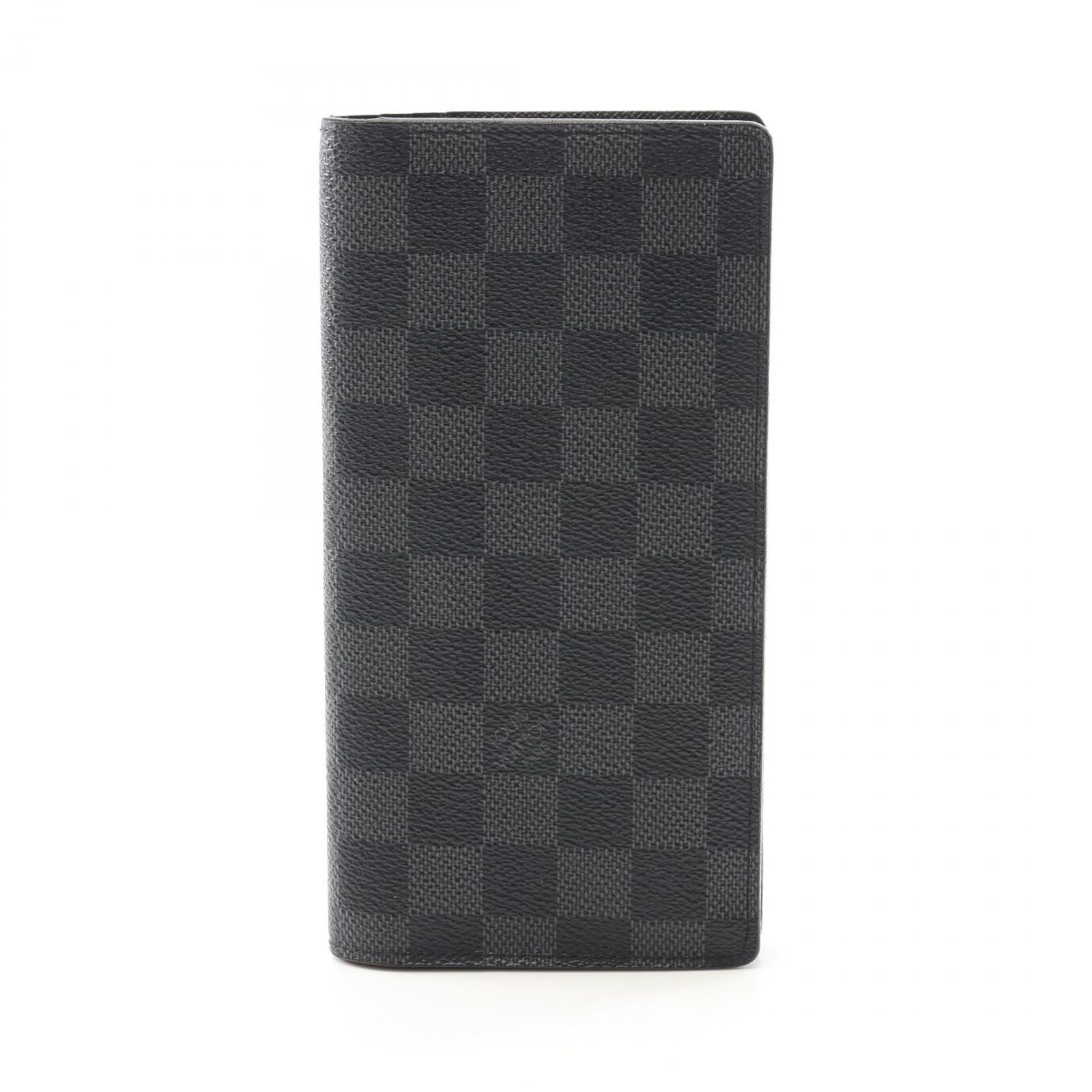ルイ ヴィトン LOUIS VUITTON 二つ折り長財布 ポルトフォイユ ブラザ ダミエグラフィット N62665 PVCコーティングキャンバス レザー ポルトフォイユ ブラザ メンズ Used A