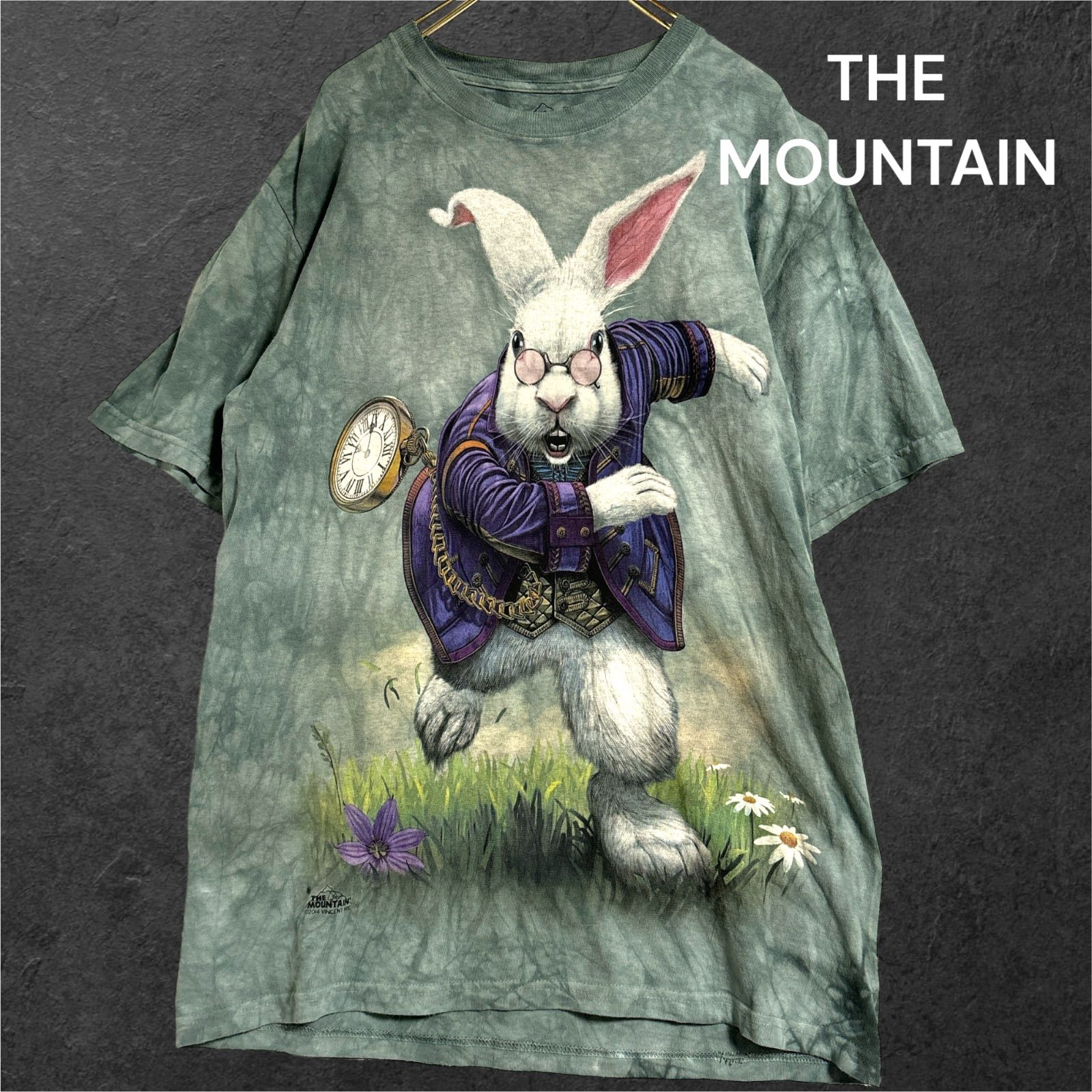 ザマウンテン THE MUNTAIN タイダイ Tシャツ アニマル ラビット アリス 