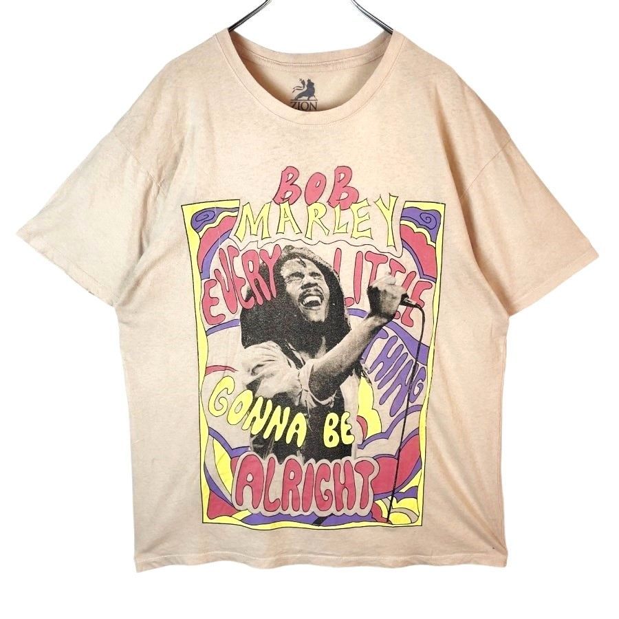 ボブマーリーヴィンテージTシャツL ザイオンZION BOB MARLEY 黒