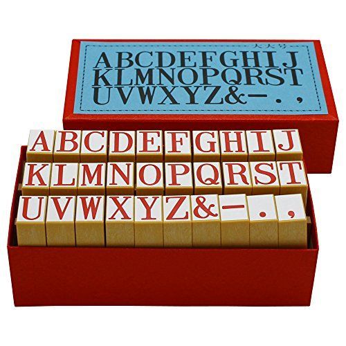 Size 大大号_Style アルファベット シャチハタ スタンプ 柄付ゴム印 アルファベットセット 大大号 印面19×12.5ミリ TEA-04