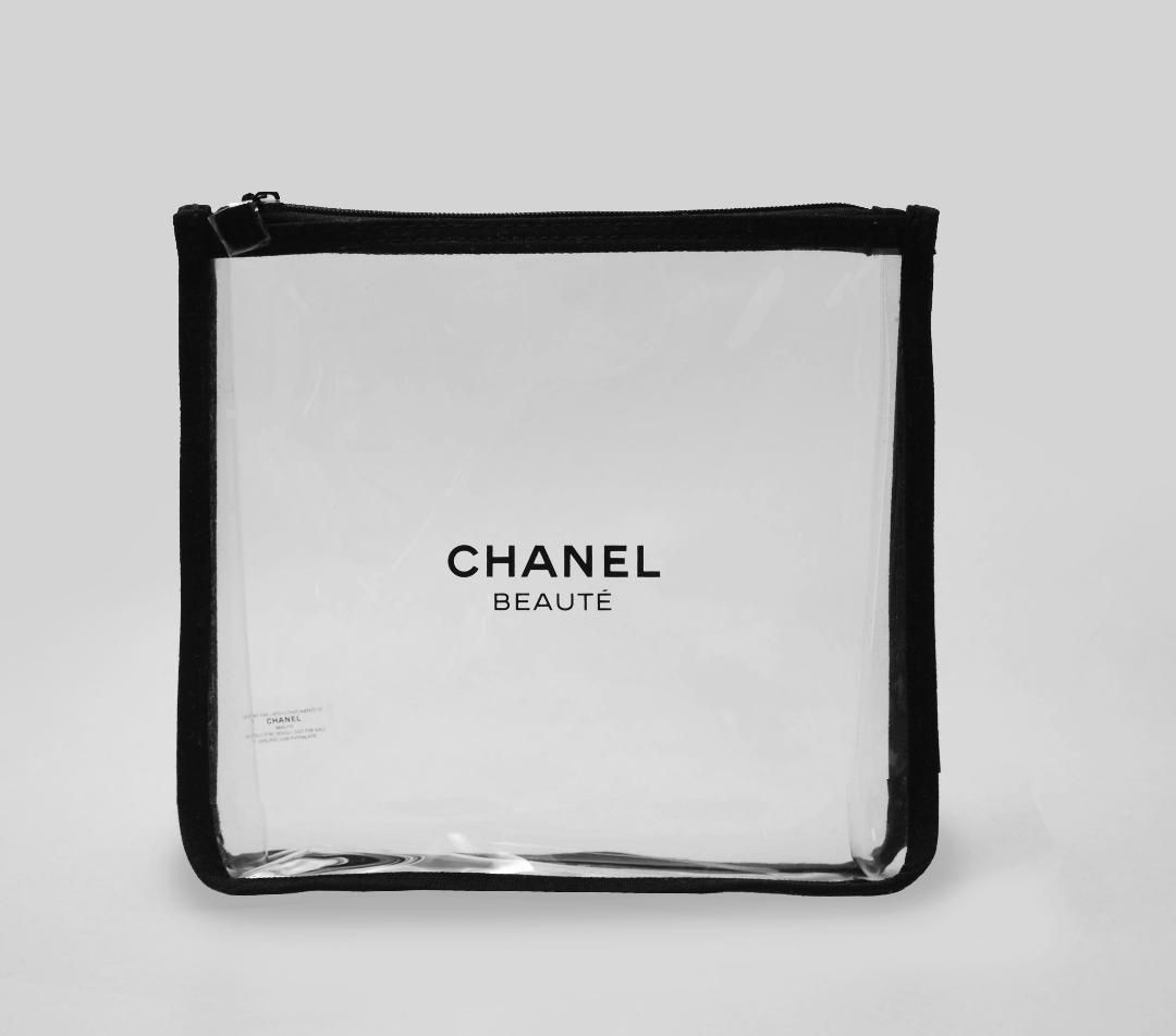 102 新品未使用本物 シャネル CHANEL ノベルティクリアポーチ - メルカリ