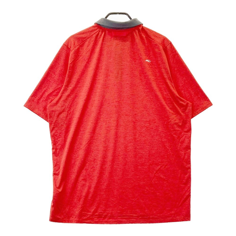 kjus チュース　ゴルフ　メンズ　半袖ポロシャツ サイズ2XL KJUS チュース 半袖ポロシャツ グリーン系 48⁄S 中古