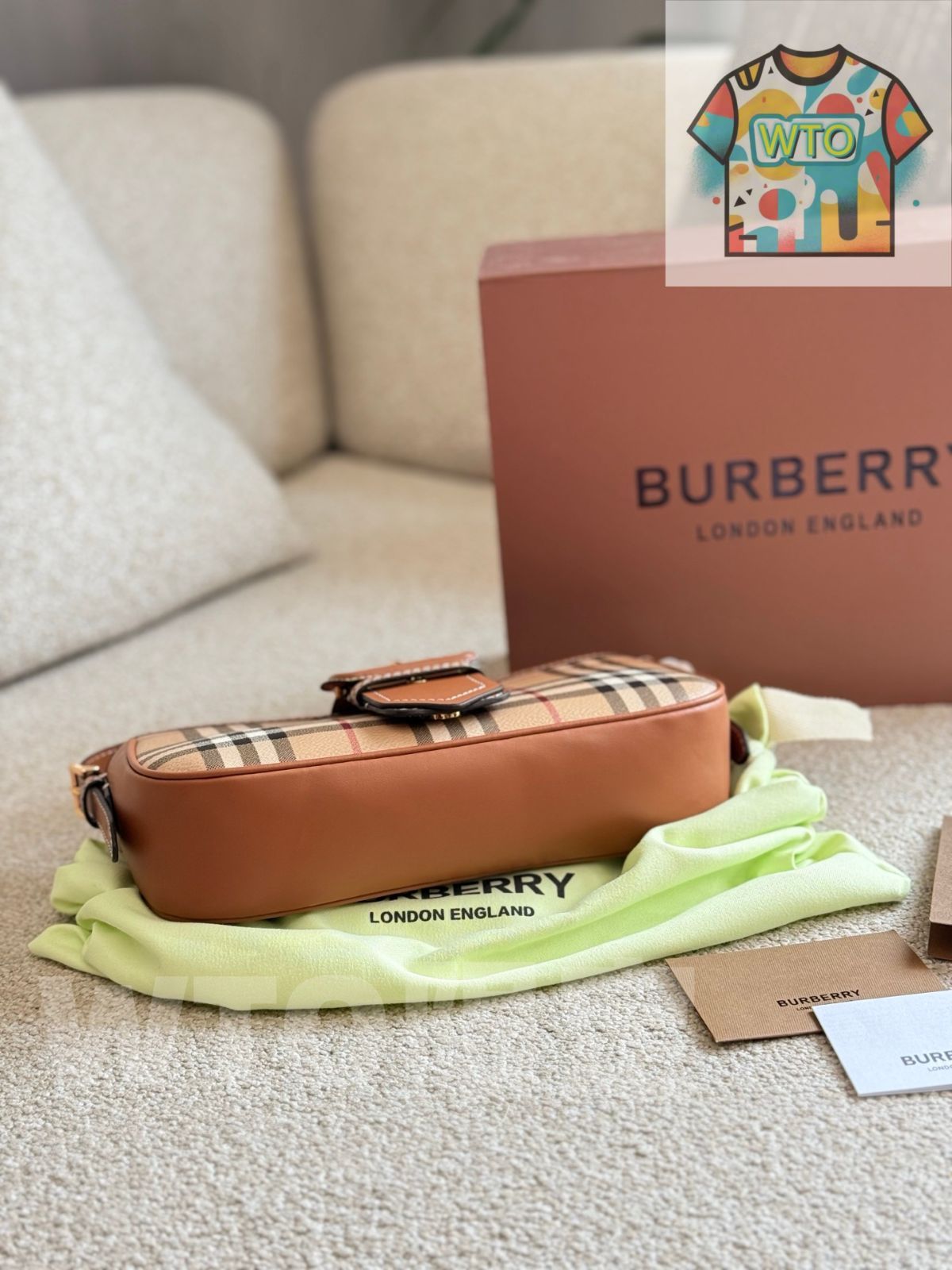 今日WTO】Burberry Checkered Summer Bag・バーバリー チェック