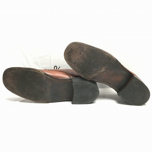 70s-80s頃?イングランド製 Vintage BRUNE プレーントゥ ビジネス