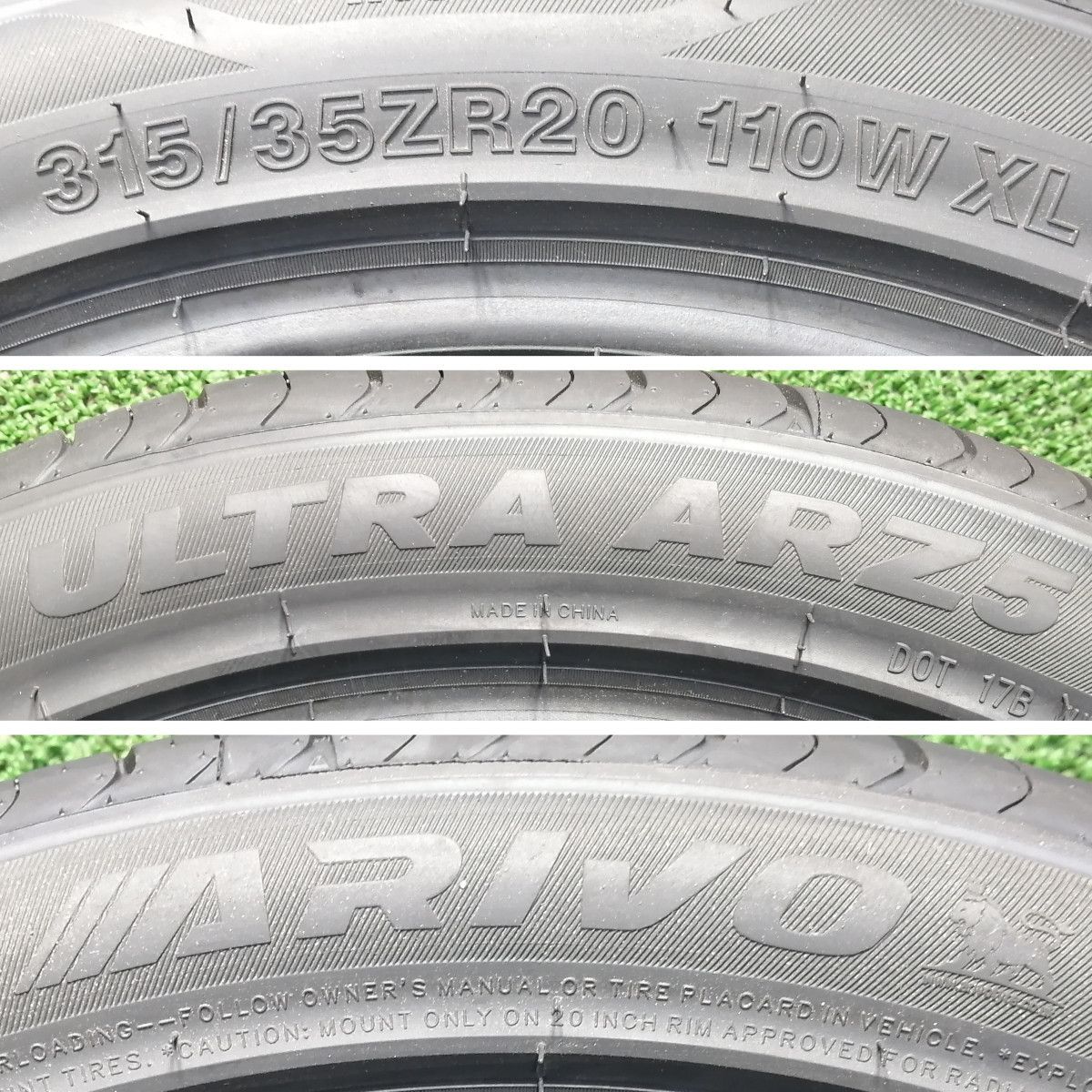 フロント 275/40R20 106W XL リア 315/35R20 110W XL ARIVO ULTRA ARZ5 新品 サマータイヤ 2本ずつセット 2024年製 ※本州・四国・九州送料無料