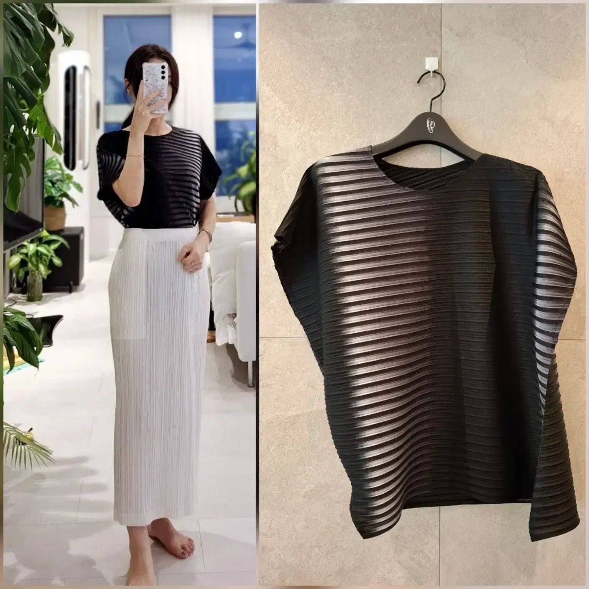 PLEATS PLEASE!アートプリント トップス サイズ3　イッセイミヤケ PLEATS PLEASE!アートプリント トップス サイズ3 イッセイミヤケ