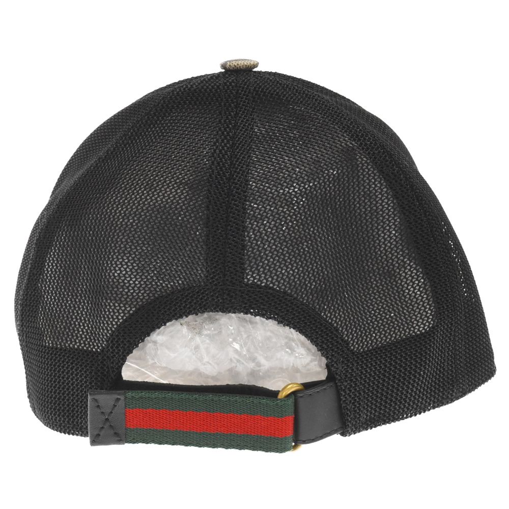 GUCCI (グッチ) タイガープリント GGスプリーム キャンバス ベース 