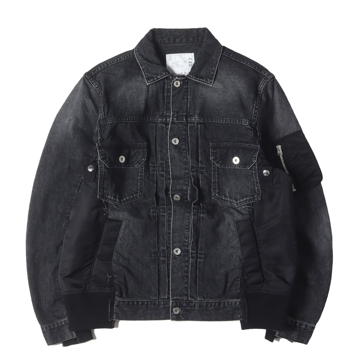 サカイ デニムジャケット ドッキング SCM-0022 sacai sacai SCM-022 ドッキング デニム ジャケット
