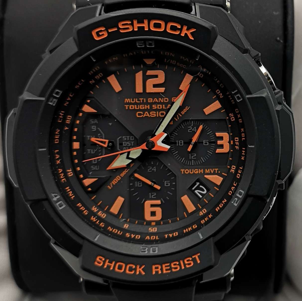 CASIO カシオ GW-3000B-1AJF ブラック ケース 45.5×49.3mm メンズ 腕時計 JW-14