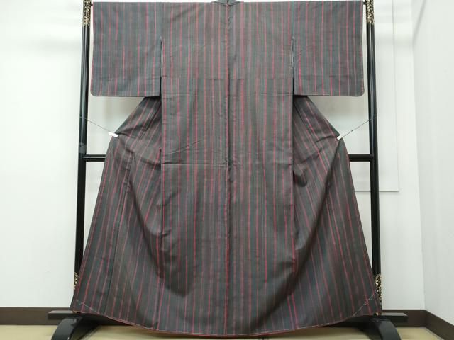 平和屋着物○上質な紬 縞 正絹 逸品 未使用 CAAR8023vf - メルカリ 