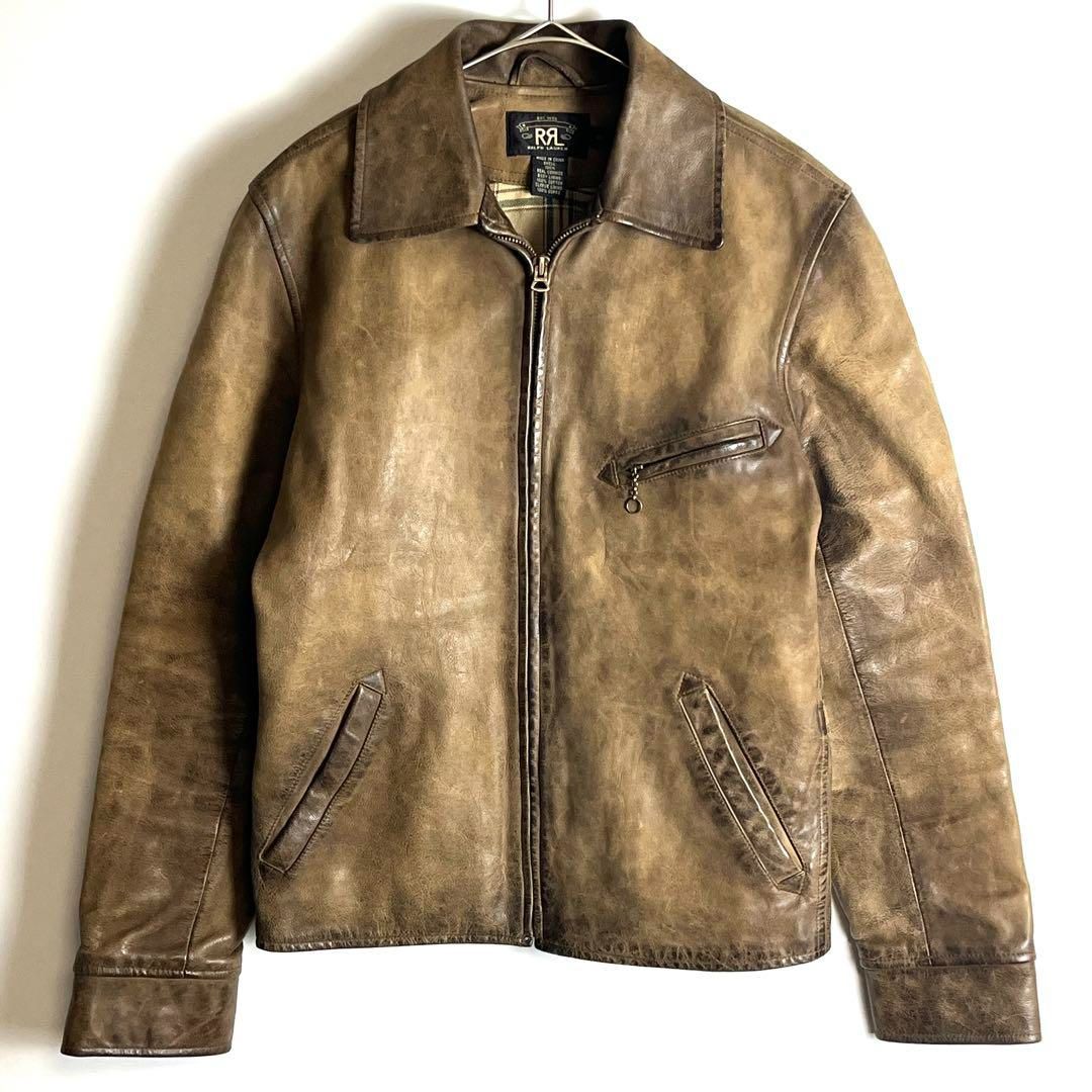 RRL LEATHER SPORTS JACKET レザー スポーツジャケット 2000000003900