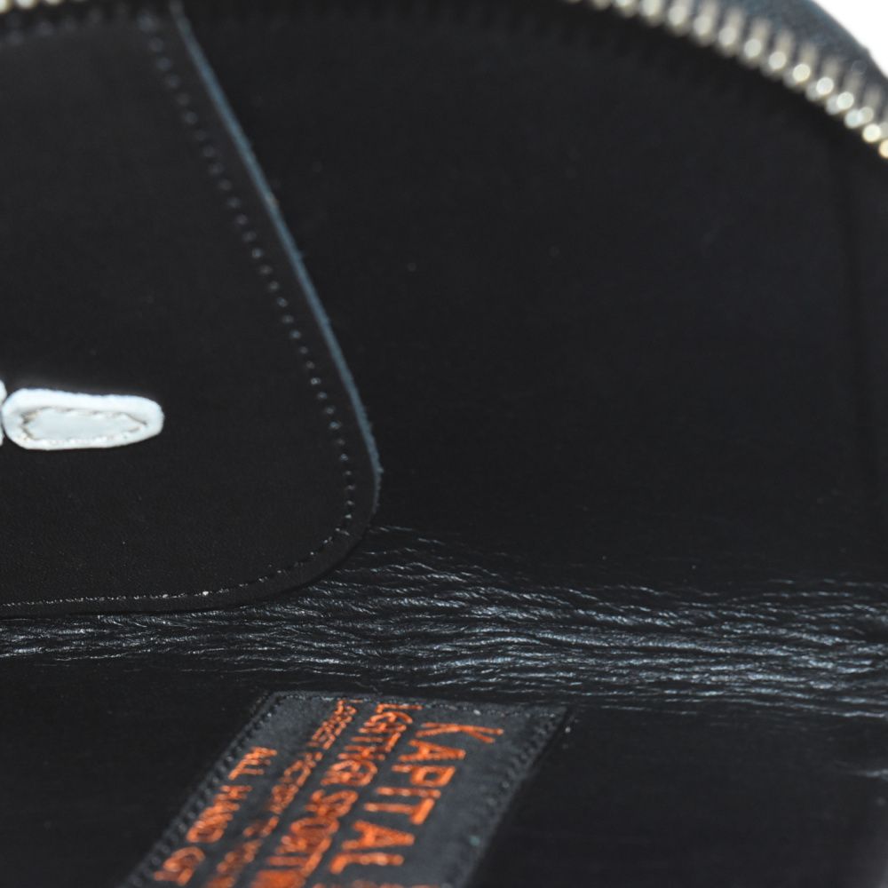 KAPITAL (キャピタル) BONE HAND ZIP レザーボーン ストラップ付 