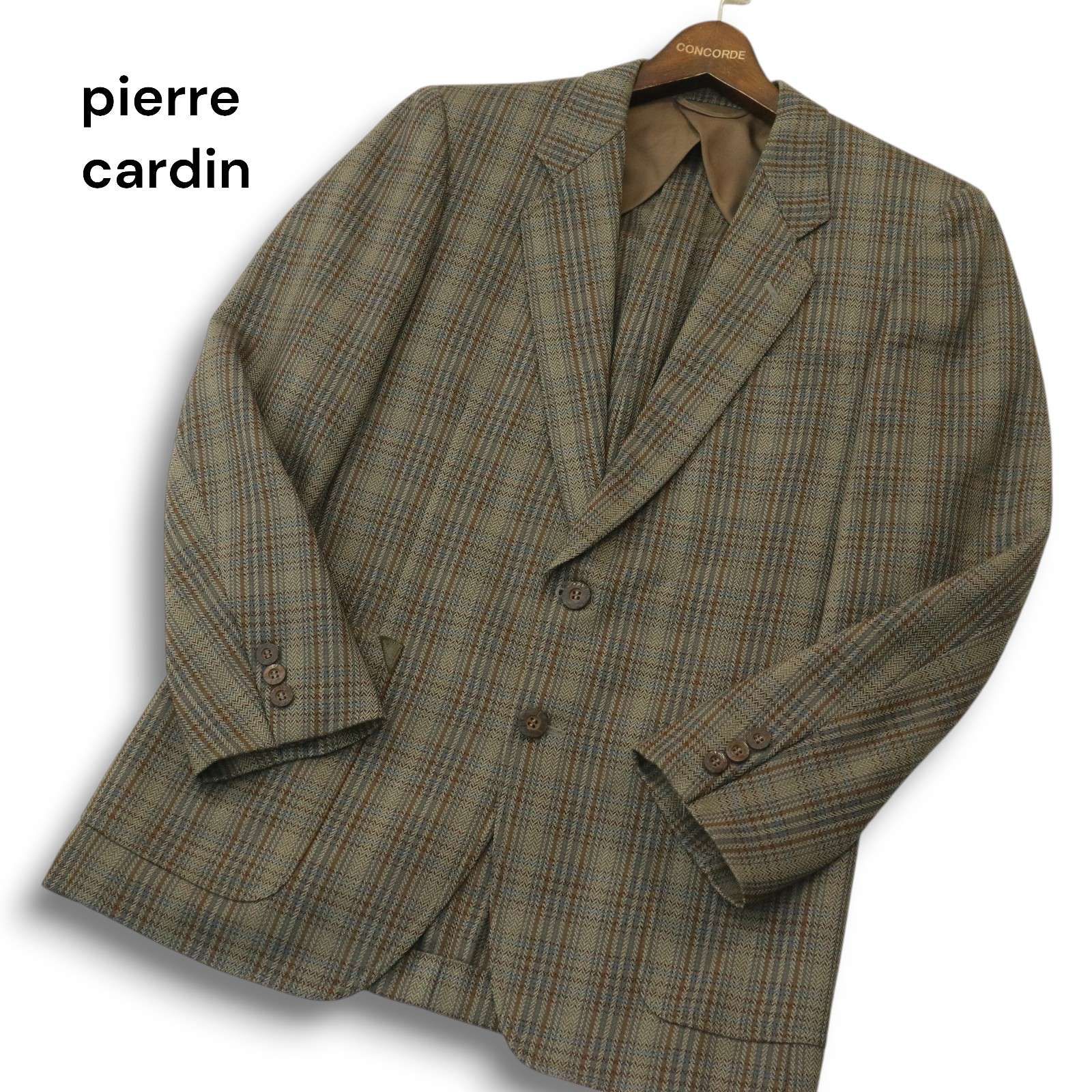 ピエールカルダン　ウールコート pierre cardin ピエールカルダン 秋冬 ウール100％☆ チェック