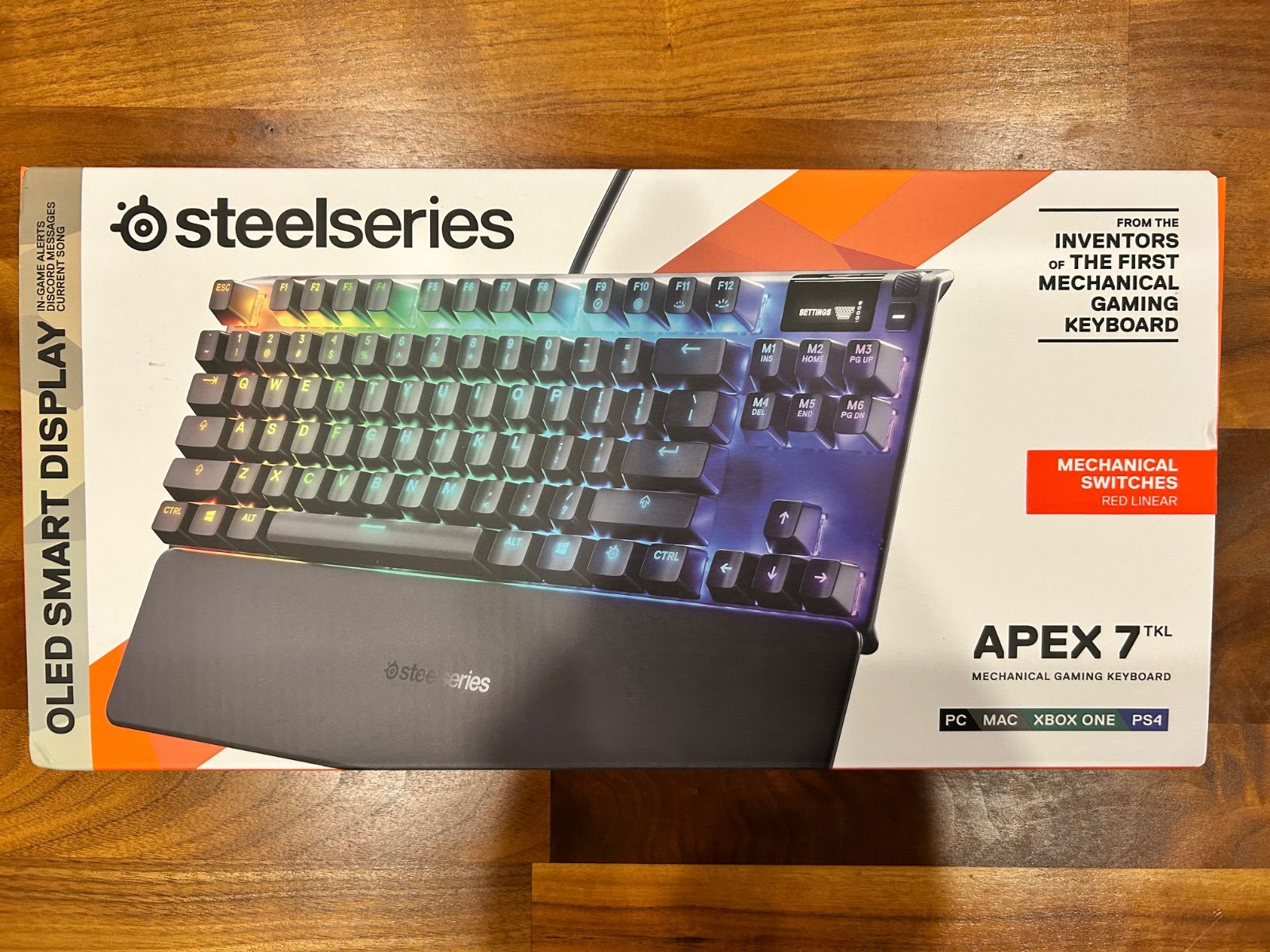 未開封 SteelSeries ゲーミングキーボード Apex7 TKL